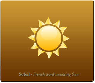 soleil means sun
